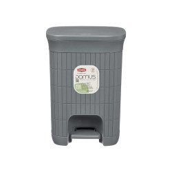 PAPELERA DOMUS GR GRIS AZULADO 20L