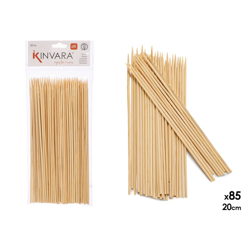SET 85 SPIEDINI BAMBU 20CM