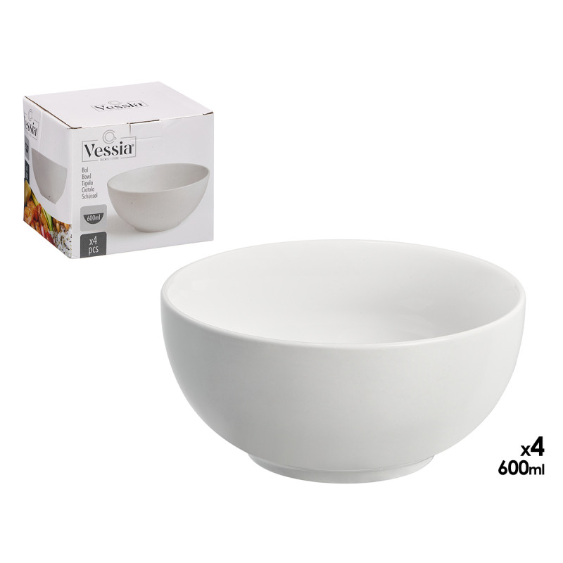 SET 4 BOWL 600ML