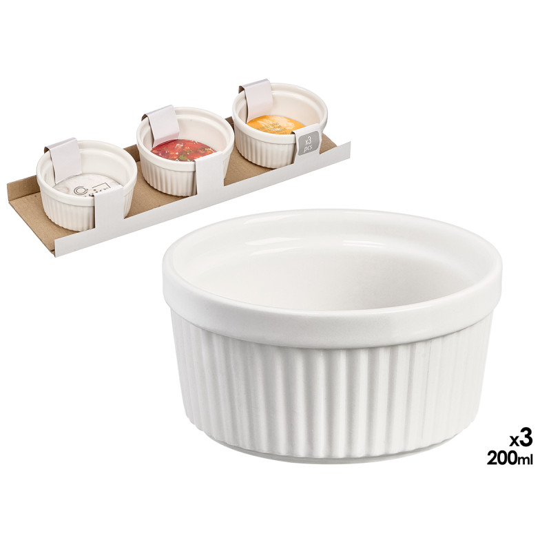 SET 3 FRASCO MOLHO 200ML