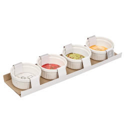 SET 4 SAUCE BOWL 140ML