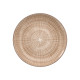 PLATO LLANO RAYAS MARRON 27CM