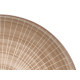 PIATTO PIANO RIGHE MARRONE 27CM