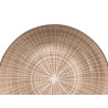 SOUP PLATE STRIPED BROWN 20CM