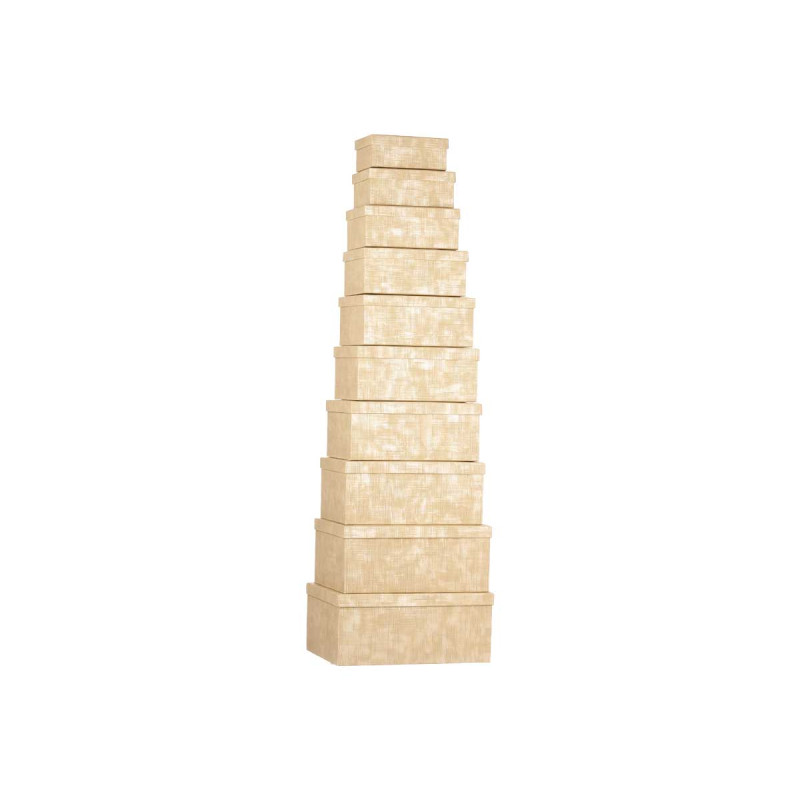 CONJ CAIXAS CARTAO RECTANGULAR NATURAL RISCAS