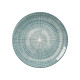 PLATO LLANO RAYAS AZUL 27CM
