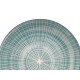 DINNER PLATE STRIPED BLUE 27CM