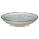 SOUP PLATE STRIPED BLUE 20CM