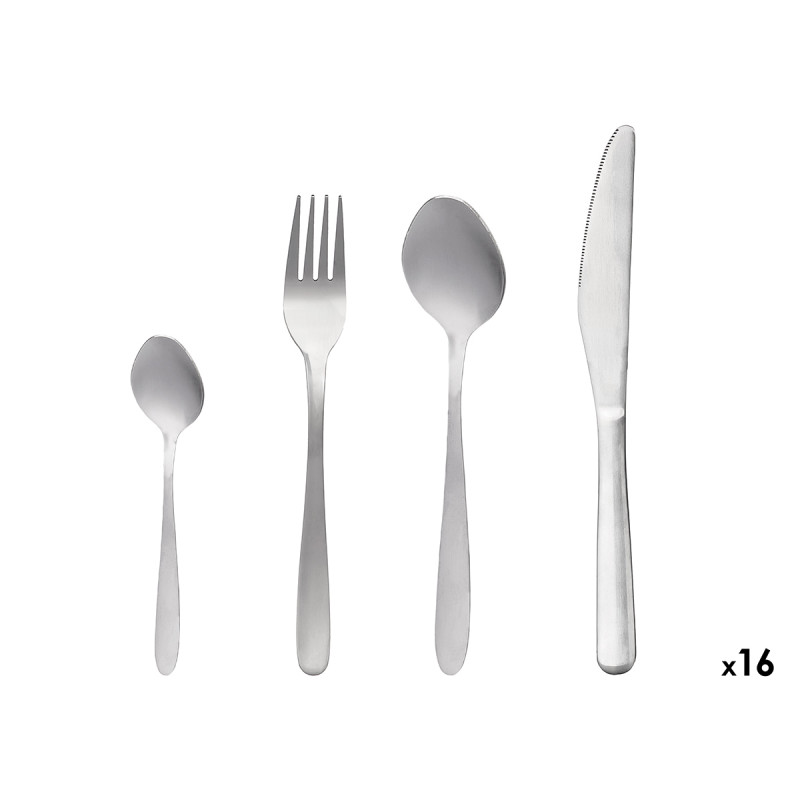 SET 16 COUVERTS ACIER INOX