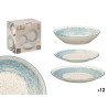 STOVIGLIE 12PZ PATINATO BLU