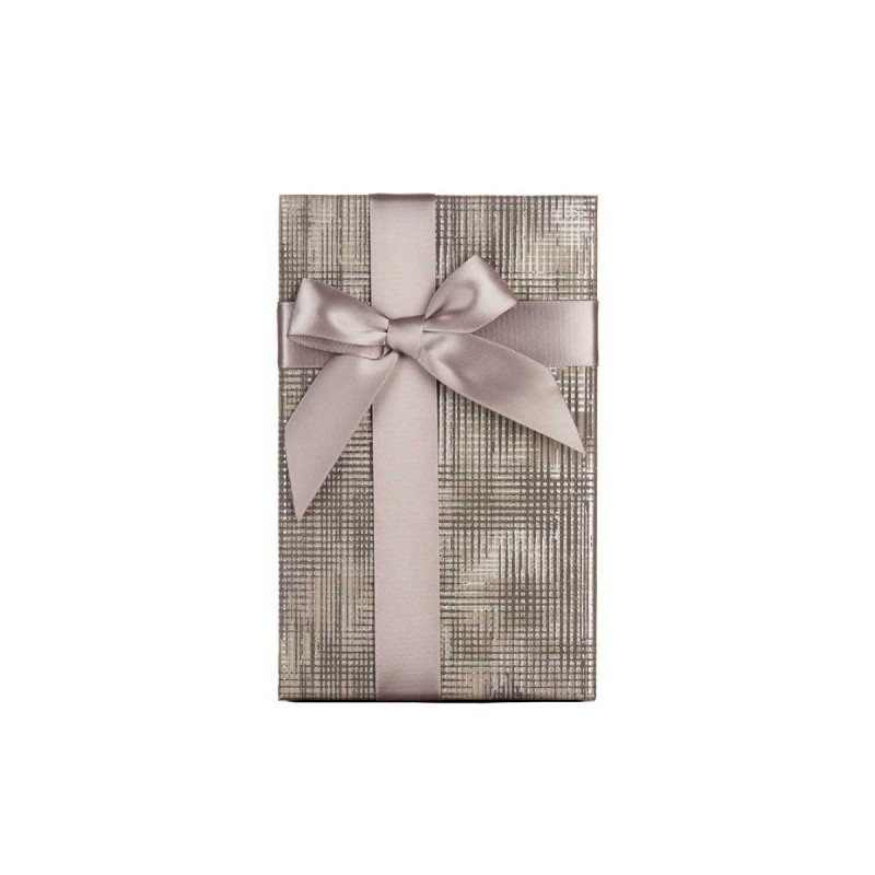 SET 3 CAJAS CARTON RECT ANTRACITA RAYAS LAZO