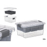 ANTHRACITE 5 COMPARTMENT ORGANIZER BOX 3,2L