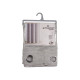 CORTINA 140X260CM 8 ANILLAS GRIS