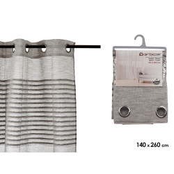 TENDA RIGHE PIEGATE GRIGIO SCURO