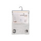 RIDEAU RAYURES PLIES GRIS CLAIRE