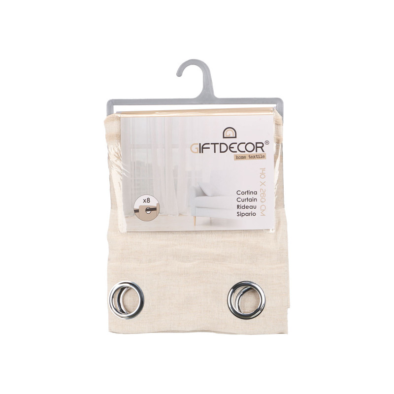 TENDA RIGHE PIEGATE BEIGE