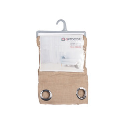 CURTAIN BEIGE 140X260 CM