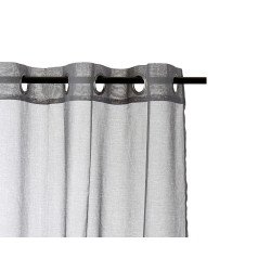 CORTINA VISILLO GRIS OSCURO 140X260 CM