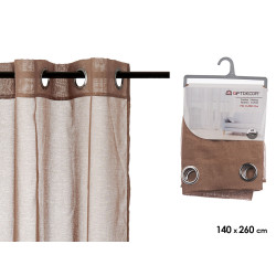 RIDEAU MARRON 140X260 CM