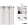 WHITE CURTAIN 140X260CM 