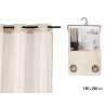 CORTINA VISILLO BEGE 140X260 CM