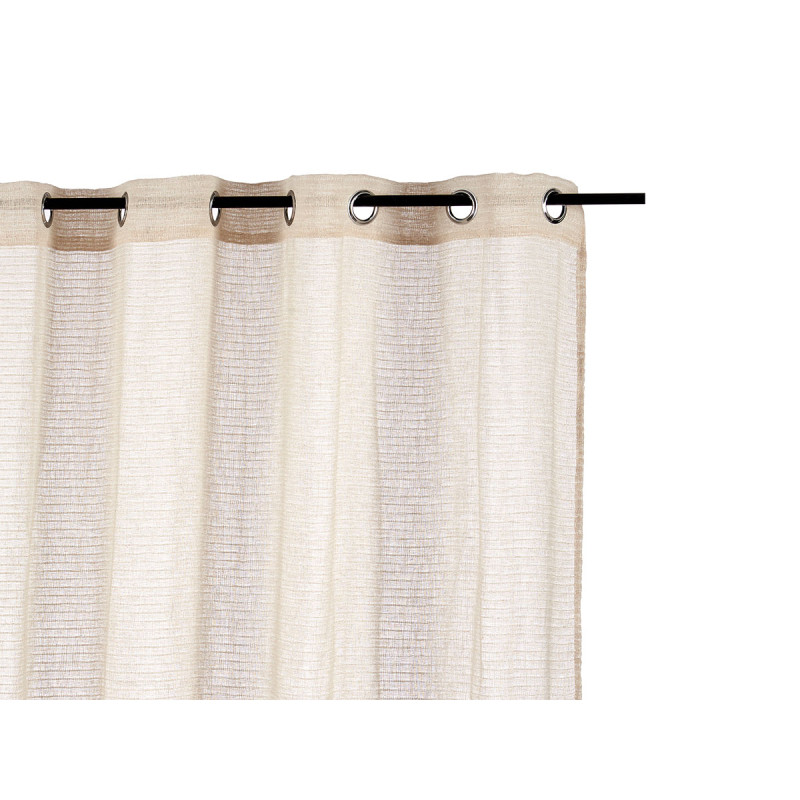 RIDEAU DENTELLE BEIGE 140X260 CM