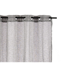 CORTINA VISILLO GRIS OSCURO 140X260 CM