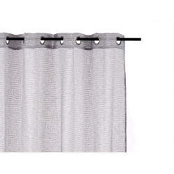 RIDEAU DENTELLE GRIS CLAIR 140X260 CM