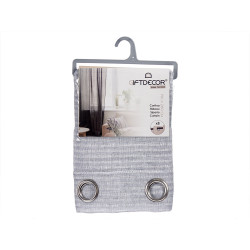 TENDINA GRIGIO CHIARO 140X260 CM