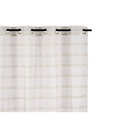 140X260 CM BEIGE WITH STRIPES CURTAIN 