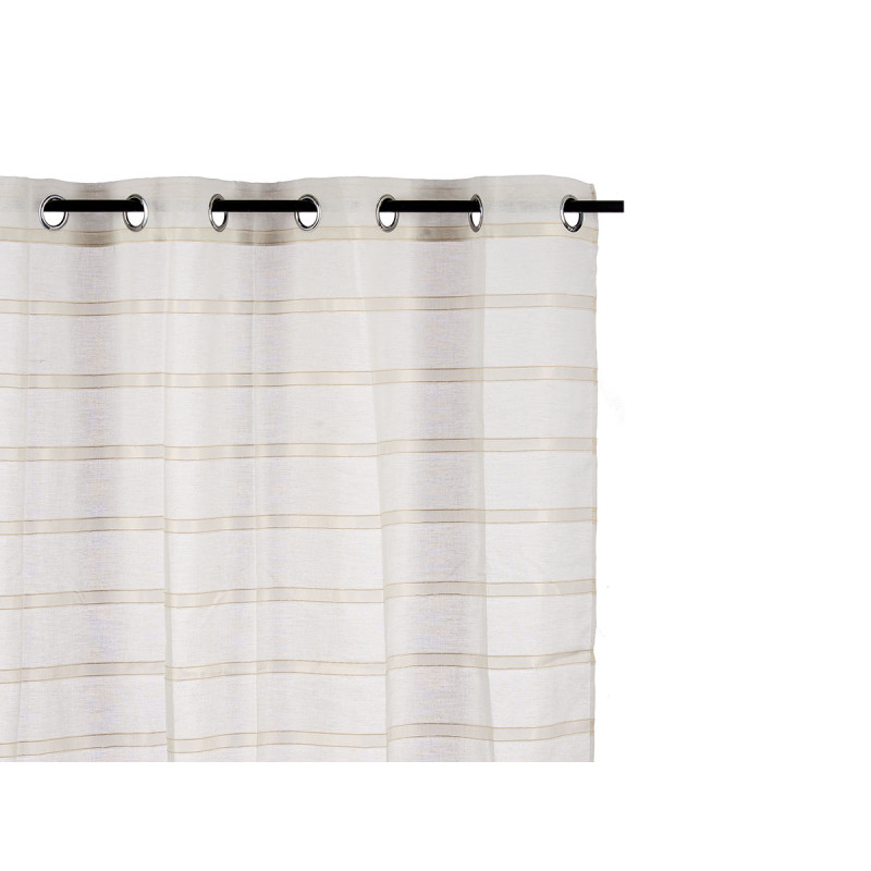 TENDINA RIGHE BEIGE 140X260 CM