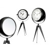 FORGE CLOCK OVAL DIAL MIRROR BLACK 32CM
