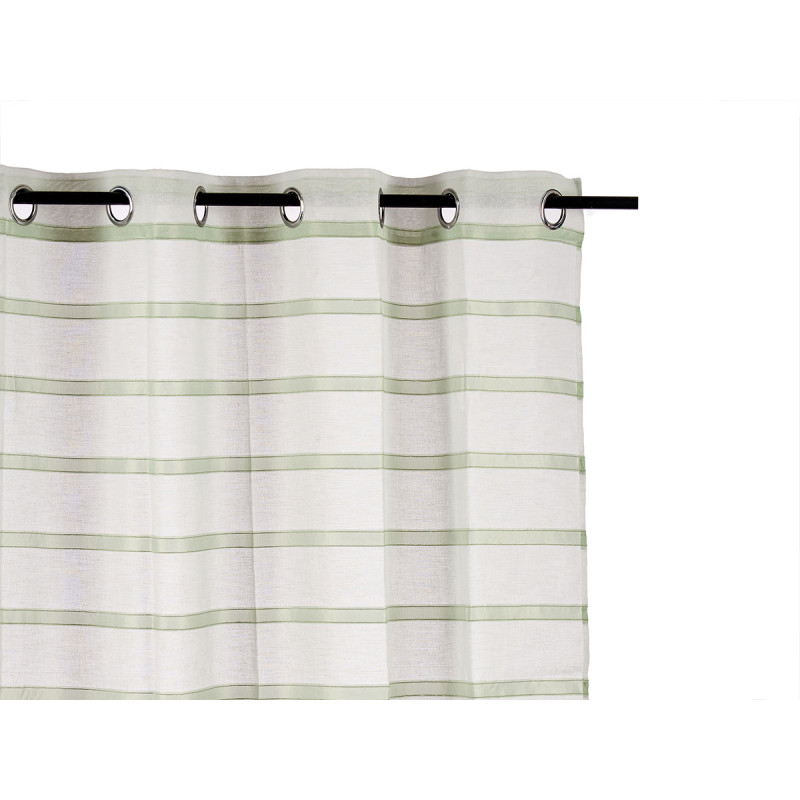 TENDINA RIGHE VERDE 140X260 CM