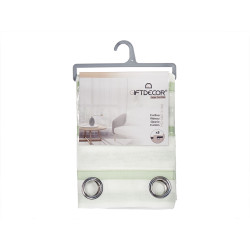 TENDINA RIGHE VERDE 140X260 CM