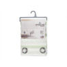 CORTINA VISILLO COM RISCAS VERDE 140X260 CM