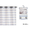 140X260 CM BLUE WITH STRIPES CURTAIN 
