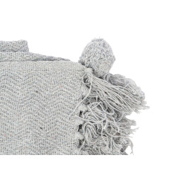 COVER MULTI-USE POMPON GREY 120X150CM