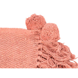 MULTIUSOS POMPOM AVERMELHADO 120X150CM