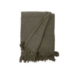 MULTIUSOS POMPOM VERDE 120X150CM