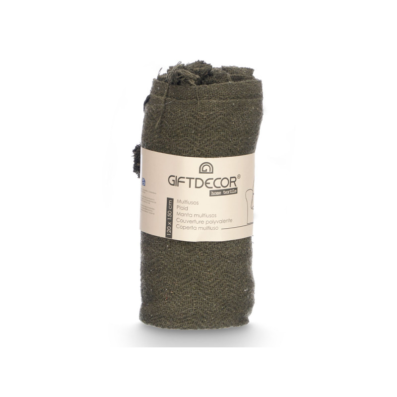 COVER MULTI-USE POMPON GREEN 120X150CM