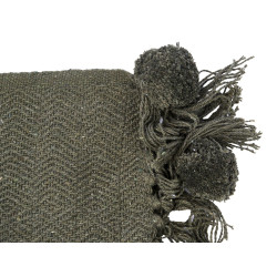 COVER MULTI-USE POMPON GREEN 120X150CM