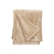 COUVERTURE EN SOIE BRUN 130X160CM