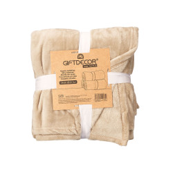 SILKY BLANKET BROWN 130X160XM