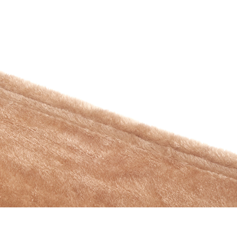 COUVERTURE EN SOIE BEIGE 180X220CM