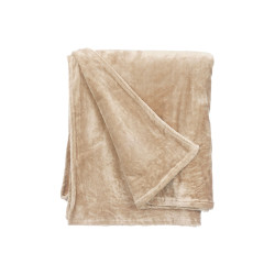SILKY BLANKET BROWN 180X220CM