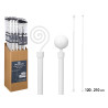 BASTONE TENDA ASS 2 120-210CM BIANCO 