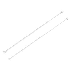 BARRA CORTINA SURT 2 120-210CM BRANCO