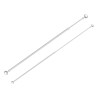 CURTAIN ROD SURT 2 120 X 210CM SILVER