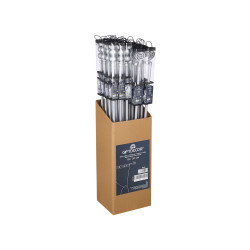 CURTAIN ROD SURT 2 120 X 210CM SILVER