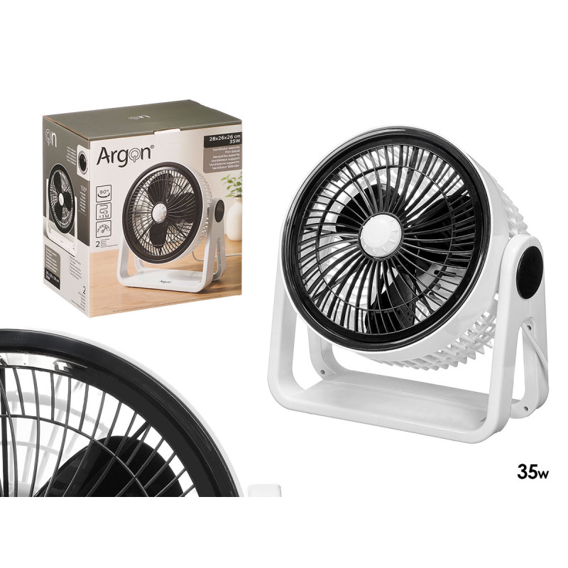 VENTOINHA GIRATORIA SUPORTE 35W BICOLOR